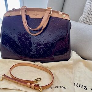 LOUIS VUITTON
Red Monogram Vernis Brea GM
